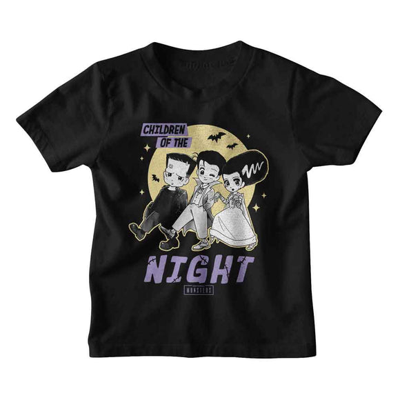 UNIVERSAL MONSTERS CHILDREN OF THE NIGHT TODDLER 2T T-Shirt in Black
