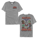 UNIVERSAL MONSTERS ORIGINAL HORROR SHOW F B COMFORT COLOR T-Shirt in GRAY