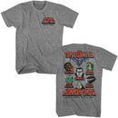 UNIVERSAL MONSTERS ORIGINAL HORROR SHOW F B ***F&B*** S T-Shirt in Graphite Heather
