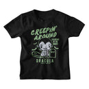 UNIVERSAL MONSTERS CREEPIN AROUND TODDLER 2T T-Shirt in Black