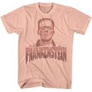 UNIVERSAL MONSTERS WARM MONOTONE S T-Shirt in Peach