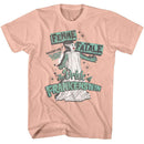UNIVERSAL MONSTERS FEMME FATALE S T-Shirt in Peach