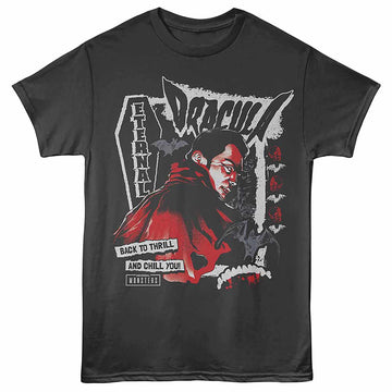 Universal Monsters Eternal Coffin Smoke Adult T-Shirt
