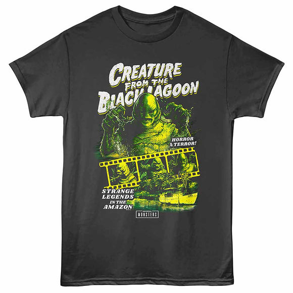 Universal Monsters Black Lagoon Reel Smoke Adult T-Shirt