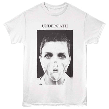 UNDEROATH MASK S T-Shirt in White