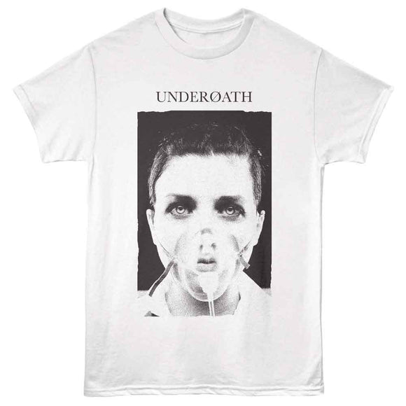 UNDEROATH MASK S T-Shirt in White