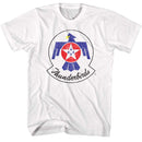 AIR AND SPACE FORCE USAF THUNDERBIRD COLOR S T-Shirt in White