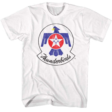 AIR AND SPACE FORCE USAF THUNDERBIRD COLOR S T-Shirt in White