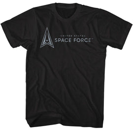 AIR AND SPACE FORCE USAF USSF LOGO S T-Shirt in Black