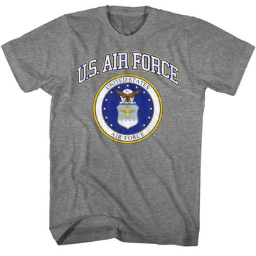 AIR AND SPACE FORCE USAF SEAL S T-Shirt in Graphite Heather
