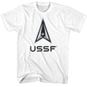 Air And Space Force Usaf Ussf Gradient Adult T-Shirts