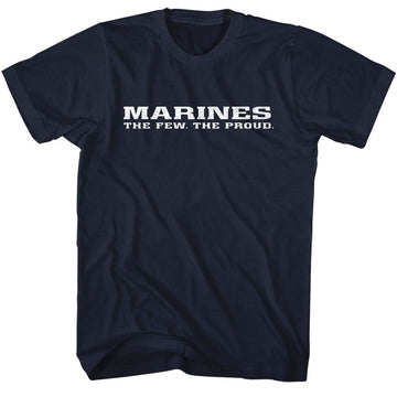 MARINES USMC THE FEW THE PROUD S T-Shirt in NAVY