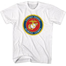 MARINES USMC SEAL S T-Shirt in White