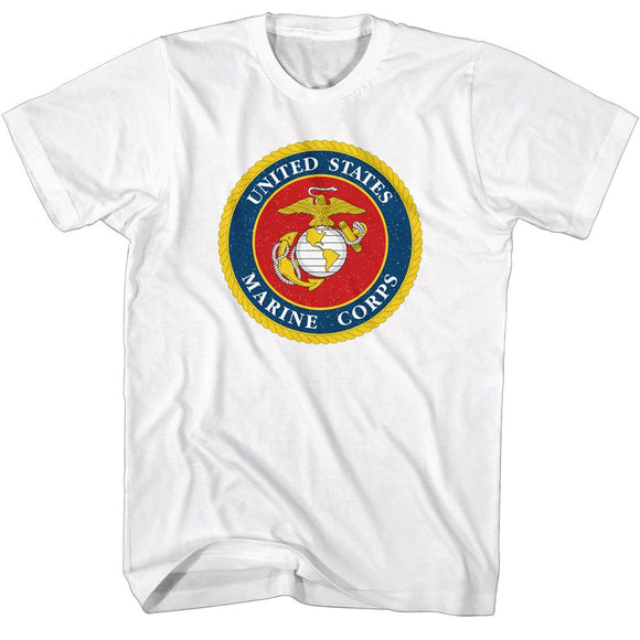 MARINES USMC SEAL S T-Shirt in White