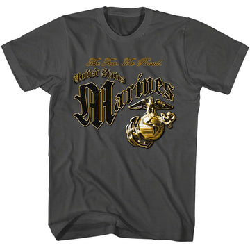 MARINES FEW PROUD ENLISTED LOGO S T-Shirt in Smoke