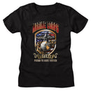 MARINES USMC PROUD TO HAVE SERVED LADIES S T-Shirt in Black