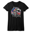 Voltron Circle Robot Sketch Ladies T-Shirts