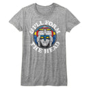 VOLTRON FORM THE HEAD LADIES S T-Shirt in Athletic Heather