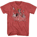 VOLTRON FADE S T-Shirt in RED Heather