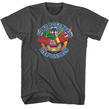 VOLTRON COME TOGETHER S T-Shirt in Smoke