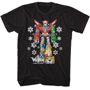 VOLTRON CHRISTMAS S T-Shirt in Black