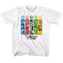 Voltron Voltron Rectangles And Icons Youth T-Shirts