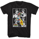 Voltron Voltron Bw Boxes Adult T-Shirts