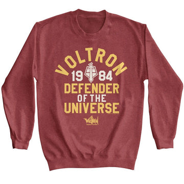 VOLTRON 1984 DEFENDER L/S S T-Shirt in Vintage RED Heather
