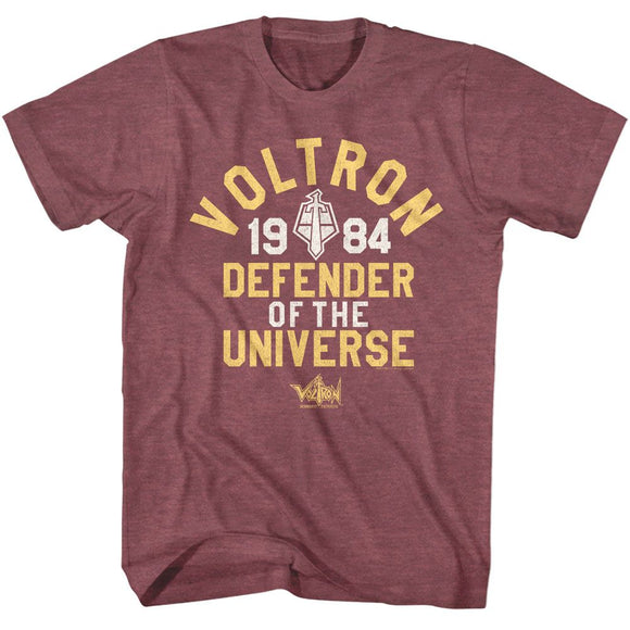 VOLTRON 1984 DEFENDER S T-Shirt in Vintage Maroon Heather