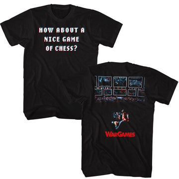 WARGAMES NICE GAME OF CHESS ***F&B*** S T-Shirt in Black