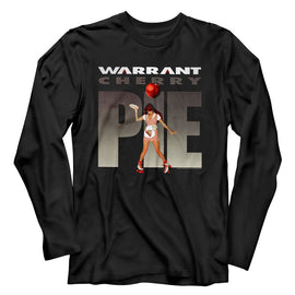 WARRANT CHERRY PIE L/S S T-Shirt in Black
