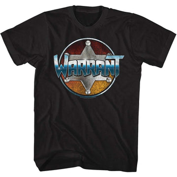 WARRANT CHROME S T-Shirt in Black
