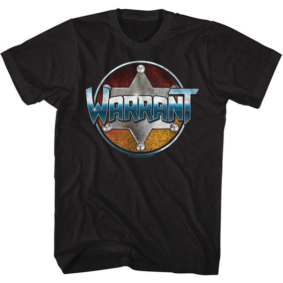 WARRANT CHROME S T-Shirt in Black