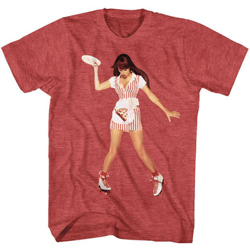 WARRANT SKATES S T-Shirt in RED Heather