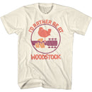 WOODSTOCK ID RATHER BE S T-Shirt in Natural