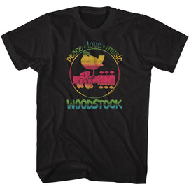 WOODSTOCK GRADIENT S T-Shirt in Black
