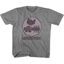WOODSTOCK LOGO TODDLER 2T T-Shirt in Graphite Heather