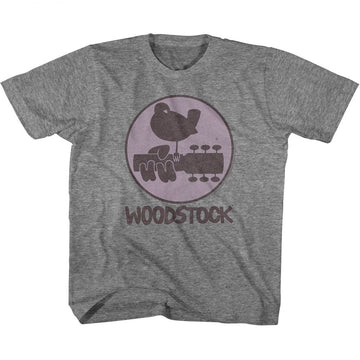 WOODSTOCK LOGO TODDLER 2T T-Shirt in Graphite Heather