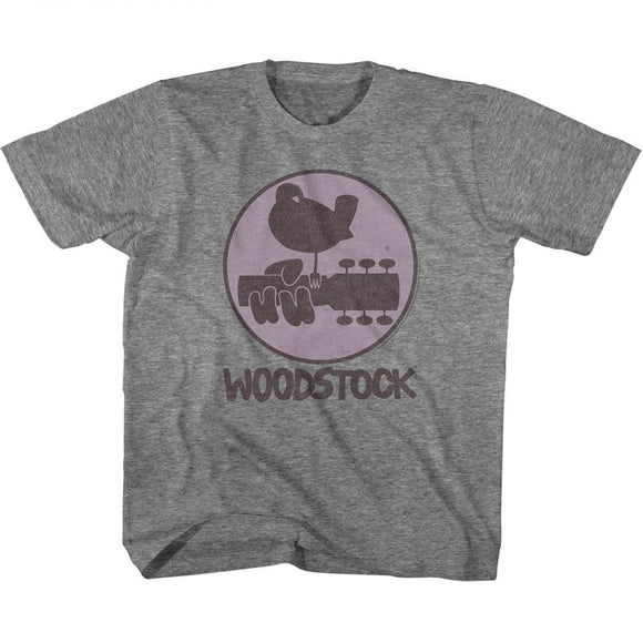 WOODSTOCK LOGO TODDLER 2T T-Shirt in Graphite Heather