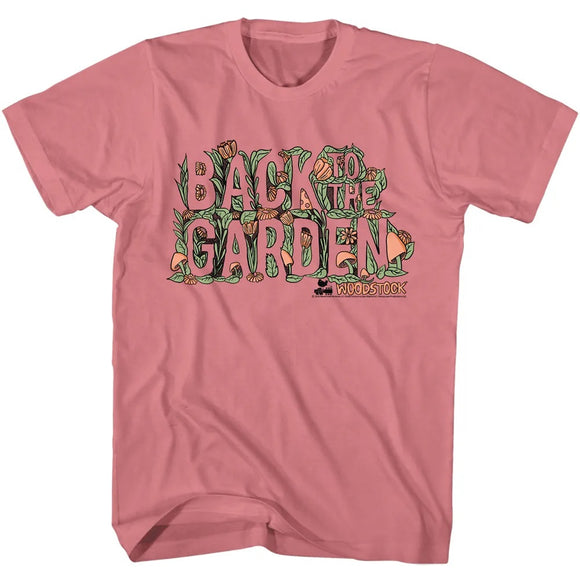 Woodstock Back To The Garden Mauvelous Adult T-Shirt
