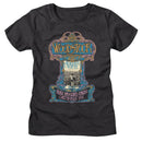 WOODSTOCK NOUVEAU POSTER LADIES S T-Shirt in DARK GRAY Heather