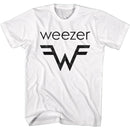 WEEZER AND W LOGO S T-Shirt in White
