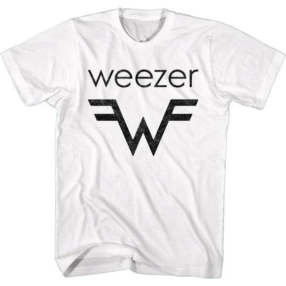 WEEZER AND W LOGO S T-Shirt in White