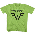 Weezer Weezer And W Logo Youth T-Shirts