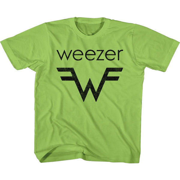 Weezer Weezer And W Logo Toddler T-Shirts