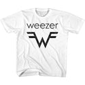 Weezer Weezer And W Logo Toddler T-Shirts