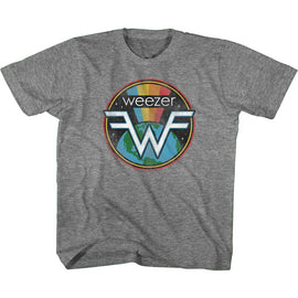 WEEZER SPACE WEEZ TODDLER 2T T-Shirt in Graphite Heather