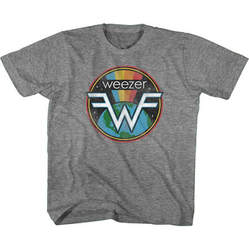 WEEZER SPACE WEEZ YOUTH XS 5 6 T-Shirt in Graphite Heather