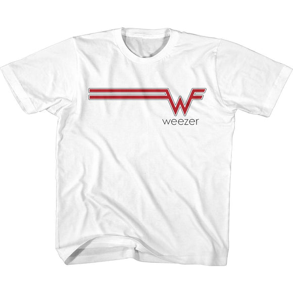 WEEZER W STREAK YOUTH XS 5 6 T-Shirt in White