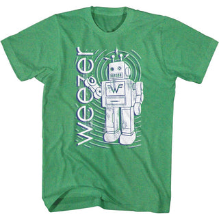 Weezer Robot Adult T-Shirts